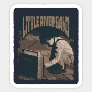 Little River Band Vintage Radio Sticker